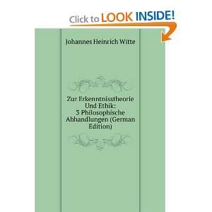   (German Edition) Johannes Heinrich Witte  Books