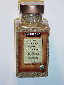Kirkland Signature ORGANIC NO SALT Seasoning 14.5oz NEW & FRESH 