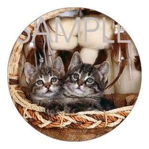   pcs   ROUND   Designer Coasters Cat/Cats   (CRCT 002)