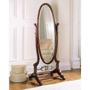  Powell Cheval Mirror   Heirloom Cherry Finish