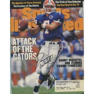  Danny Wuerffel Autographed Sports Illustrated Magazine 