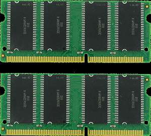 1GB (2X512MB) MEMORY 64X64 PC133 7NS 3.3V SDRAM 144 PIN SO DIMM  