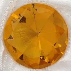   Faceted Diamond Cut Glass Display Jewels   40x25mm