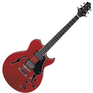   RL2 TRANS RED SEMI HOLLOW JAZZ ELECTRIC GUITAR Musical Instruments