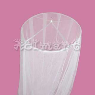 Baby Mosquito Net For Toddler Bed Cot Crib Canopy White  