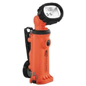   LED Work Light with Clip and 120 Volt AC Fast Charge Charger, Orange