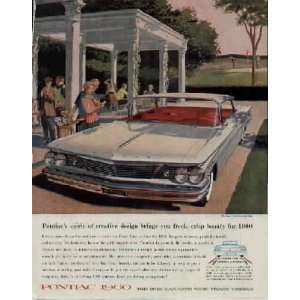   crisp beauty for 1960.  1960 Pontiac Bonneville Vista Ad, A5459
