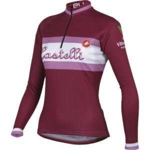  Castelli Retro Print Half Zip Cycling Jersey   Womens 