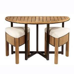  Selamat Designs Bronzewood Medium Tapas Table   2 Stools 