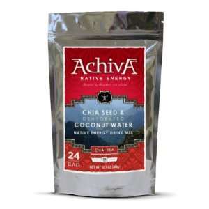 Achiva Energy Chia Seed and Coconut Water Drink Mix   Chai Tea