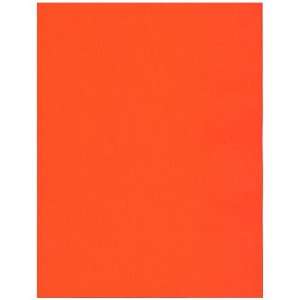  8 1/2 x 11 Fluorescent Red Neon Cromatica Cover 43lb Paper 