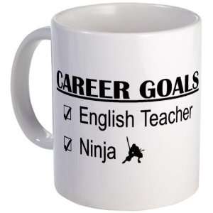 English Teacher Career Goals Funny Mug by  