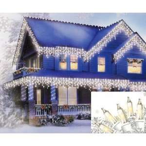  Club Pack of 600 Clear Commercial Icicle Christmas Lights 