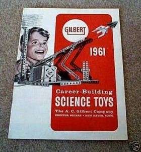 1961GILBERT SCIENCE TOYS CATALOG EXCELLENT D2238  