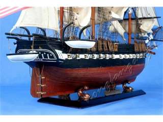 30 USS CONSTITUTION WOODEN MODEL SHIP SAILING BOAT  