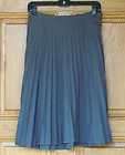 Hugo Buscati Collection Ladies Size 8 Gray Pleated Below Knee Length 