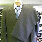 48R Hart Schaffner Marx CHARCOAL SOFT WOOL 2 Button Career Business 