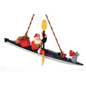  Sea Kayak Santa Ornament