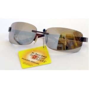 Sunlight Readers (SE8) Invisible Bifocal Rimless Sunglasses, +2.00
