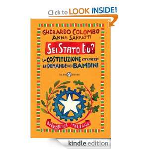Sei Stato tu? (Italian Edition) Gherardo Colombo, Anna Sarfatti, G 