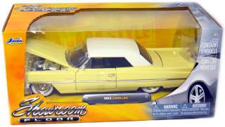 Jada Showroom Floor Series 1963 Cadillac 1/24 Scale (Yellow)  