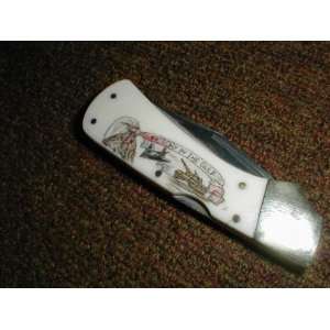    Victory in the Gulf Scrimshaw Knife 1991 