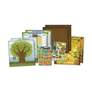  Scrapbook Page Kit 12X12 With 8 Papers & 2 Sticker Sheets 