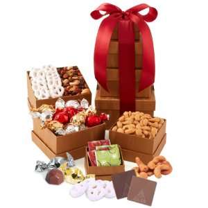 Holiday Indulgence Tower (4 tier)  Grocery & Gourmet Food