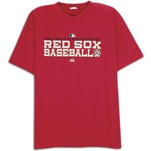  Red Sox Majestic Mens Championship Authentic Stack Tee 