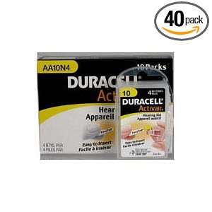  Duracell Activair Easy Tab Size 10 (40 batteries) Health 
