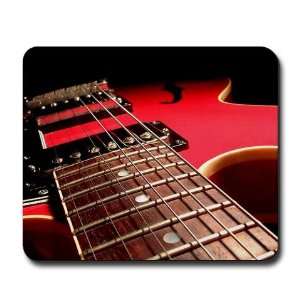  Electric Guitar 1 Orig. Red Music Mousepad by  