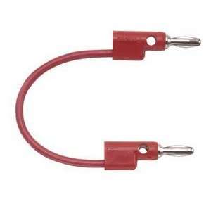  Pomona Stacking Banana Plug Patch Cord, Red, 24 OAL