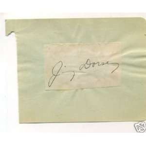  Jimmy Dorsey Jazz Big Band Rare Signed Autograph Sports 