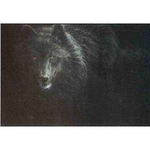  John Seerey Lester   Black Wolf Artists Proof North 