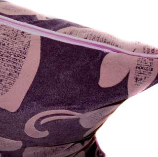  Purple Flower Velvet Cushion/Pillow/Throw Cover*Custom Size*  