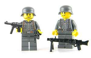 Custom LEGO German Soldier WWII minifig army builder  