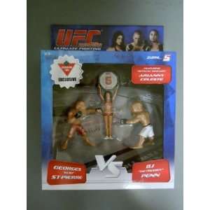  GSP & BJ PENN & ARRIANY ROUND 5 UFC 3PK ACTION FIGURE 