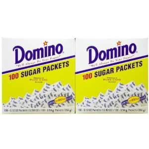 Domino Domino Sugar, 100 ct, 2 pk  Grocery & Gourmet Food