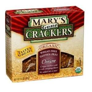 Onion Wheat Free Marys Gone Crackers Organic Herb Seed Cracker 6.5 OZ 