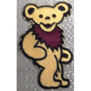  GRATEFUL DEAD Yellow Dancing BEAR Embroidered PATCH 