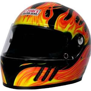 Force 3005SMLBK Pro Eliminator X Black Small Full Face Racing Helmet 