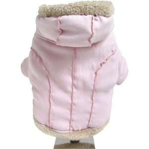   Dog Coat Size Small (9 H x 8 W x 1 D), Color Pink