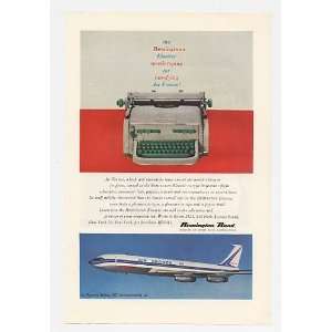  1959 Air France Boeing 707 Jet Remington Typewriter Print 