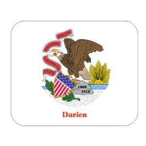  US State Flag   Darien, Illinois (IL) Mouse Pad 