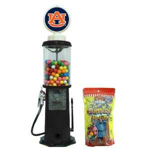 Auburn Tigers NCAA Black Retro Gas Pump Gumball Machine 