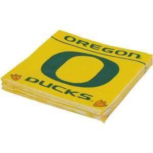  Oregon Ducks Yellow 16 Pack Beverage Napkins Sports 