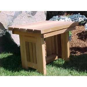  Wood Country Cabbage Hill End Table Furniture & Decor