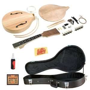  Your Own Acoustic A Model Mandolin Kit Bundle with Hardshell Case 