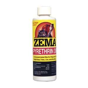  Zema Pyrethrin Dip Control Dogs And Cats 8 Fl oz Kitchen 