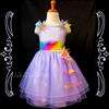 Flower Girl Princess Wedding Pageant Costumes Dance Dresses NEW Purple 